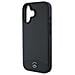 Custodia Magsafe In Pelle Nera Per Iphone 16, Con Texture Semplice E Raffinata. - Foto miniatura 6