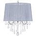 Lampadario In Cristallo Grigio Chiaro Evans - Foto miniatura 9