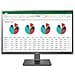 27UK670 Monitor 27" Ultra HD 4K LED IPS, 3840x2160, Radeon FreeSync 60Hz, 1 Miliardo di Colori, Speaker Stereo, 1x USB-C, 1x Display Port, 2x HDMI, 2x USB 3.0, Multitasking, Stand Pivot, Nero - Foto miniatura 1