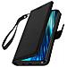 Custodia Xiaomi Redmi Note 8 Pro Portafoglio Supporto Video Cover Softtouch Nero - Foto miniatura 3