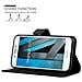 Custodia Compatibile Con Honor 6a In Nero Carbone - Coperchio Protettiva Con Chiusura Magnetica, Funzione Stand E Tasca Per Le Carte - Foto miniatura 6