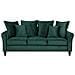 Divano 3 Posti In Velluto Verde Scuro Bornholm - Foto miniatura 15