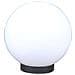 Sfera Per Esterno In Pmma 200mm Attacco E27 Apolux Bianco - Foto miniatura 1