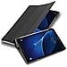 Custodia Per Tablet Compatibile Con Samsung Galaxy Tab A 2016 (10.1"" Zoll) Sm-t585n / T580n In Nero Satin - Coperchio Protettiva Ultra Sottile Con Funzione Auto Wake Up E Stand - Foto miniatura 1