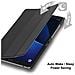 Custodia Per Tablet Compatibile Con Samsung Galaxy Tab A 2016 (10.1"" Zoll) Sm-t585n / T580n In Nero Satin - Coperchio Protettiva Ultra Sottile Con Funzione Auto Wake Up E Stand - Foto miniatura 8