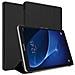 Custodia Per Tablet Compatibile Con Samsung Galaxy Tab A 2016 (10.1"" Zoll) Sm-t585n / T580n In Nero Satin - Coperchio Protettiva Ultra Sottile Con Funzione Auto Wake Up E Stand - Foto miniatura 10