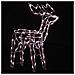 Decorazioni di Natale a Forma di Renne 3 pz 229 LED - Foto miniatura 2