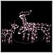 Decorazioni di Natale a Forma di Renne 3 pz 229 LED - Foto miniatura 5