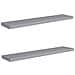 Scaffali A Parete 2 Pz Grigi 120x23,5x3,8 Cm In Mdf - Foto miniatura 2