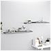 Scaffali A Parete 2 Pz Grigi 120x23,5x3,8 Cm In Mdf - Foto miniatura 1
