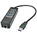 Adattatore USB 3.1 Gigabit Ethernet e Hub - Foto miniatura 2