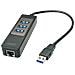 Adattatore USB 3.1 Gigabit Ethernet e Hub - Foto miniatura 1