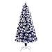 Albero Natale Artificiale LED Bianco e Blu 64 cm Fibra Ottica - Foto miniatura 3