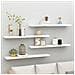 Scaffali A Parete 4 Pz Rovere E Bianco 120x23,5x3,8 Cm In Mdf - Foto miniatura 1