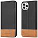 Custodia Compatibile Con Apple Iphone 13 Pro In Nero Marrone - Coperchio Protettiva Con Chiusura Magnetica, Funzione Stand E Tasca Per Le Carte - Foto miniatura 8