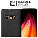 Custodia Compatibile Con Xiaomi Redmi Note 8 In Rosso Mela - Coperchio Protettiva Con Chiusura Magnetica, Funzione Stand E Tasca Per Le Carte - Foto miniatura 4