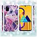Custodia Compatibile Con Huawei P20 Lite In Marmo Viola Onda No. 14 - Coperchio Protettivo In Silicone Tpu Con Motivo A Mosaico - Foto miniatura 6