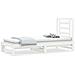 Dormeuse Estraibile Bianca 2x (90x200) Cm Legno Massello Di Pino - Foto miniatura 2