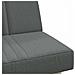 Divano Letto Grigio Scuro In Tessuto - Foto miniatura 2