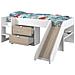 Letto Scorrevole Per Bambini - Decoro Bianco E Rovere Jackson - Rete Inclusa - 90 X 200 Cm - Foto miniatura 1