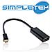 Cavo Adattatore Mini Displayport To Hdmi Femmina Display Port 1080p Nero - Foto miniatura 1