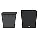 Fioriera Con Interno Rimovibile Antracite 37 / 64 L Pp Rattan - Foto miniatura 2
