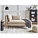 Chaise Longue Versione Sinistra Yerres Tessuto Beige - Foto miniatura 1