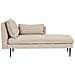 Chaise Longue Versione Sinistra Yerres Tessuto Beige - Foto miniatura 2