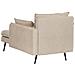 Chaise Longue Versione Sinistra Yerres Tessuto Beige - Foto miniatura 4