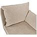 Chaise Longue Versione Sinistra Yerres Tessuto Beige - Foto miniatura 6