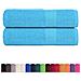 Asciugamani Bagno 2 Pz Turchesi 100x150 Cm 360 G /m 100% Cotone - Foto miniatura 2