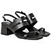 Heel Sandal 45 Bar Sandali Pelle Scarpe Donna Nero Eu 38, Hw0hw02056 Beh - Foto miniatura 1