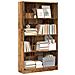 Libreria Legno Antico 80x24x143 Cm In Legno Multistrato - Foto miniatura 1
