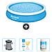 Piscina Fuori Terra - In Giro - 366x76 Cm - Blu - Include Accessori Coordinati Cb37 - Foto miniatura 1