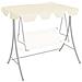 Baldacchino Per Dondolo Giardino Crema 150/130x105/70 Cm - Foto miniatura 7