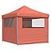 Tendone per Feste Pieghevole Pop-Up con 4 Pareti Terracotta - Foto miniatura 5