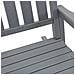 Sedie a Dondolo da Giardino  2 pcs Grigio Chiaro 70x92x107.5 cm HDPE, Sedia a Dondolo da Giardino  Grigio Chiaro 70x92x108 cm HDPE - Foto miniatura 9