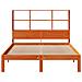 Letto Libreria senza Materasso Marrone Cera 140x200 cm in Pino - Foto miniatura 4