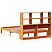 Letto Libreria senza Materasso Marrone Cera 140x200 cm in Pino - Foto miniatura 8