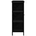 Credenza Nero Rovere 70x30x80 cm Legno Ingegnerizzato - Foto miniatura 6