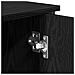 Credenza Nero Rovere 70x30x80 cm Legno Ingegnerizzato - Foto miniatura 7
