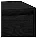 Comodino con LED rovere nero 39x34.5x65 cm in legno ingegnerizzato - Foto miniatura 9