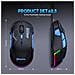 Mouse Da Gioco Cablato Rgb A 10 Pulsanti Con Dpi 12800 E Illuminazione Dinamica Black+red - Foto miniatura 6