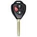Guscio Chiave Auto Nero Abs Compatibile Con Toyota Camry Corolla - Ricambio Telecomando - Foto miniatura 4