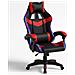 Sedia Gaming Da Scrivania Rosso E Nera Con Led Rgb Altezza Regolabile 106-116cm - Foto miniatura 1