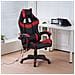 Sedia Gaming Da Scrivania Rosso E Nera Con Led Rgb Altezza Regolabile 106-116cm - Foto miniatura 2
