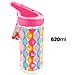 Bottiglia 620ml In Tritan Con Motivo Minnie E Cannuccia Pieghevole, Rosa - Foto miniatura 3