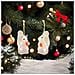 Lucine Natalizie A Led Scoiattoli Acrilici 2 Pezzi Per Natale Bianche - Foto miniatura 3