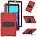 Custodia Per Samsung Galaxy Tab S6 Lite Armored Con Supporto Rosso - Foto miniatura 1