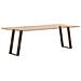 Gambe per tavolo da pranzo a forma di U 2 pz in acciaio naturale 60x(72-73) cm - Foto miniatura 8